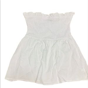 NEW, White Sleeveless,  Flowy Top, Size Medium